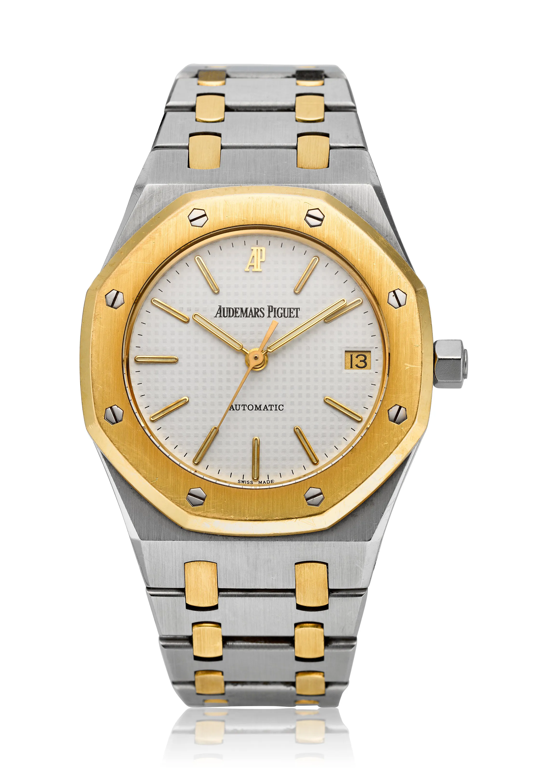 Audemars Piguet Royal Oak 14790SA.OO.0789SA.06 36mm Yellow gold and stainless steel White