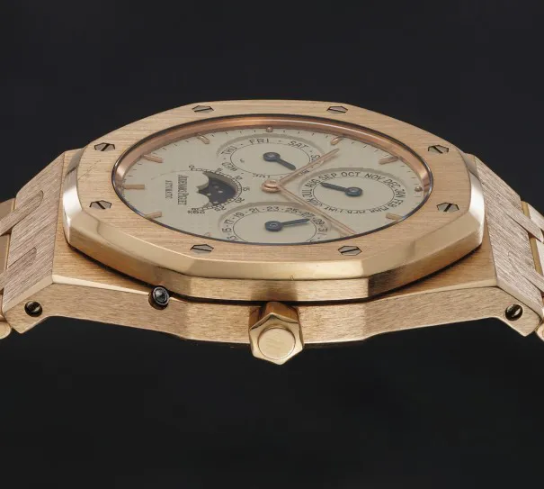 Audemars Piguet Royal Oak Perpetual Calendar 25686OR 39mm Rose gold Cream 2