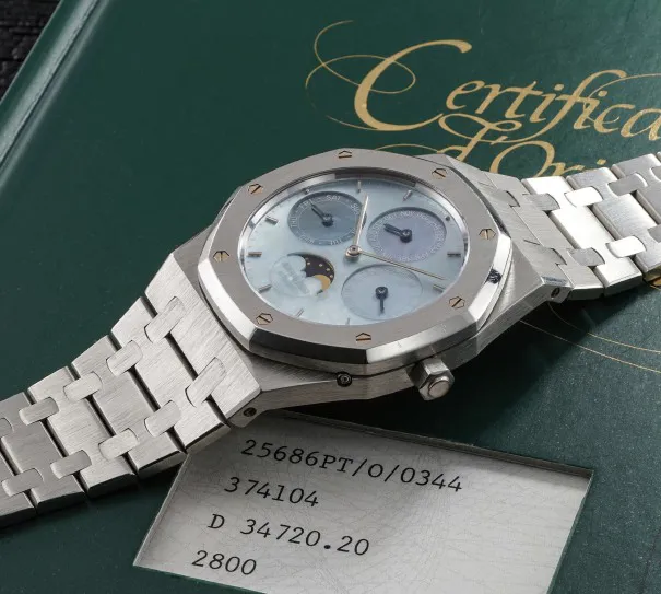 Audemars Piguet Royal Oak Perpetual Calendar 25686PT 39mm Platinum Mother-of-pearl 2