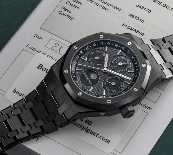 Audemars Piguet Royal Oak Perpetual Calendar 26579CE 41mm Ceramic Grey 2