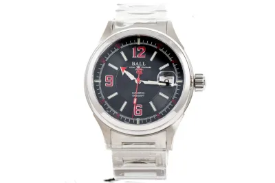 Ball Fireman Racer NM2088C-S2J-BKRD 40mm Stainless steel Black