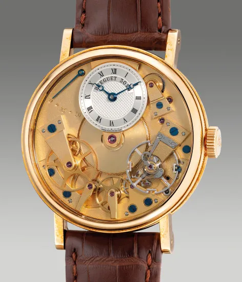 Breguet Tradition 7027 37mm Yellow gold Semi-skeletonized