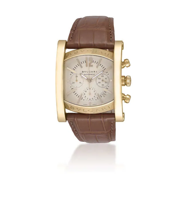 Bulgari Assioma 36mm Yellow gold Cream