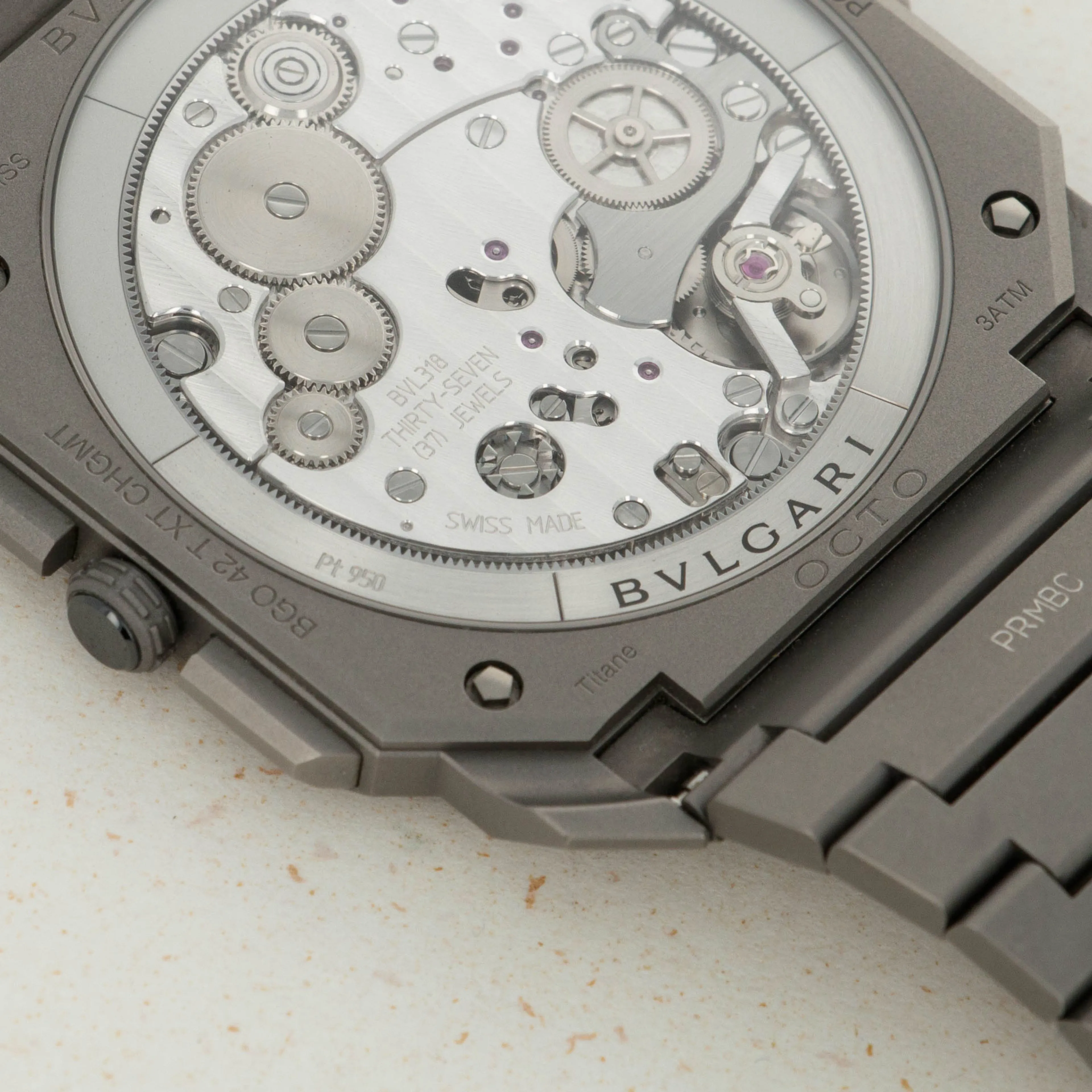 Bulgari Octo Finissimo Chronograph GMT 103068 42mm Titanium Grey 3