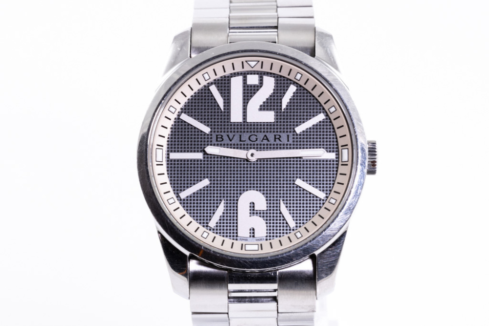 Bulgari Solotempo ST42S Stainless steel Gray Australia | The Bulgari Solotempo ST42S Stainless steel Gray Australia | The