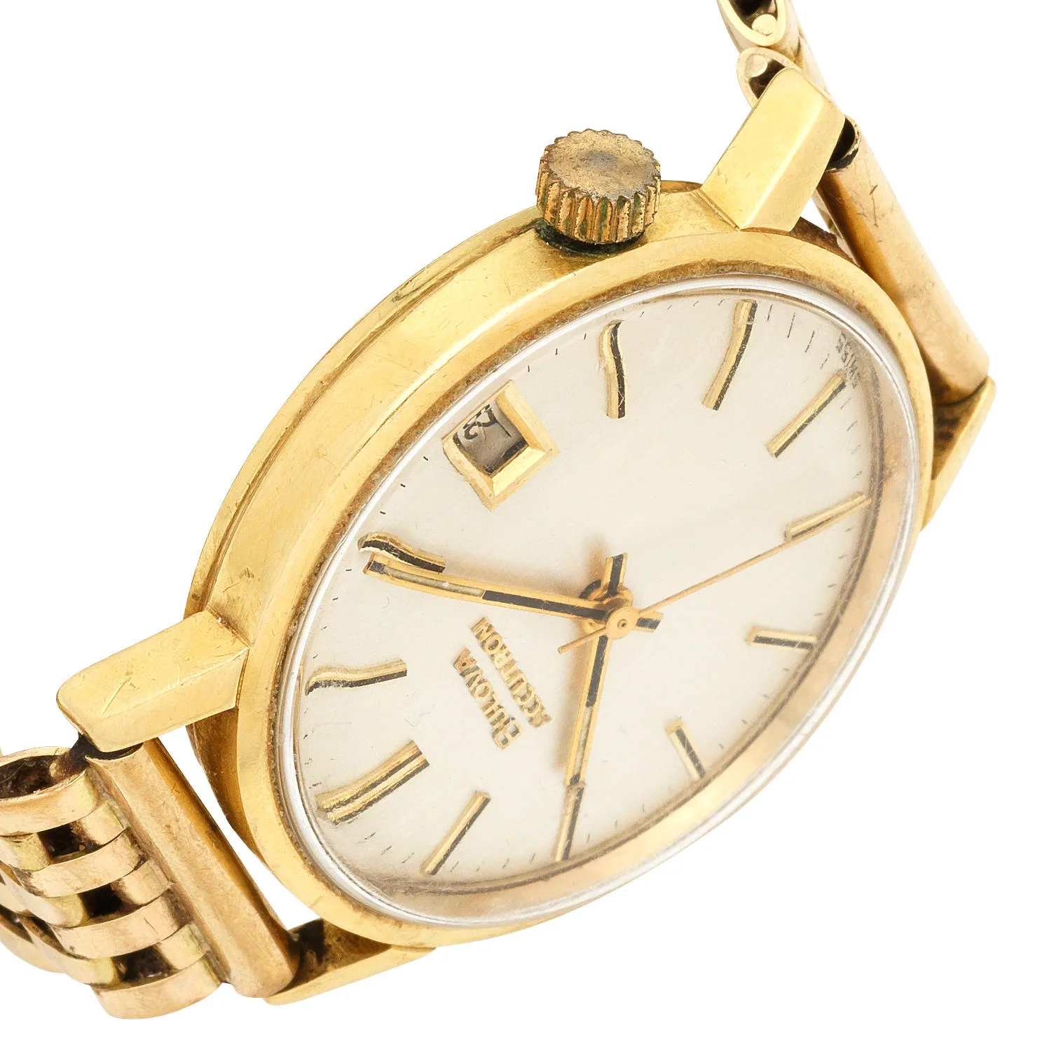 Bulova Accutron 888 33mm Yellow gold Silver 4