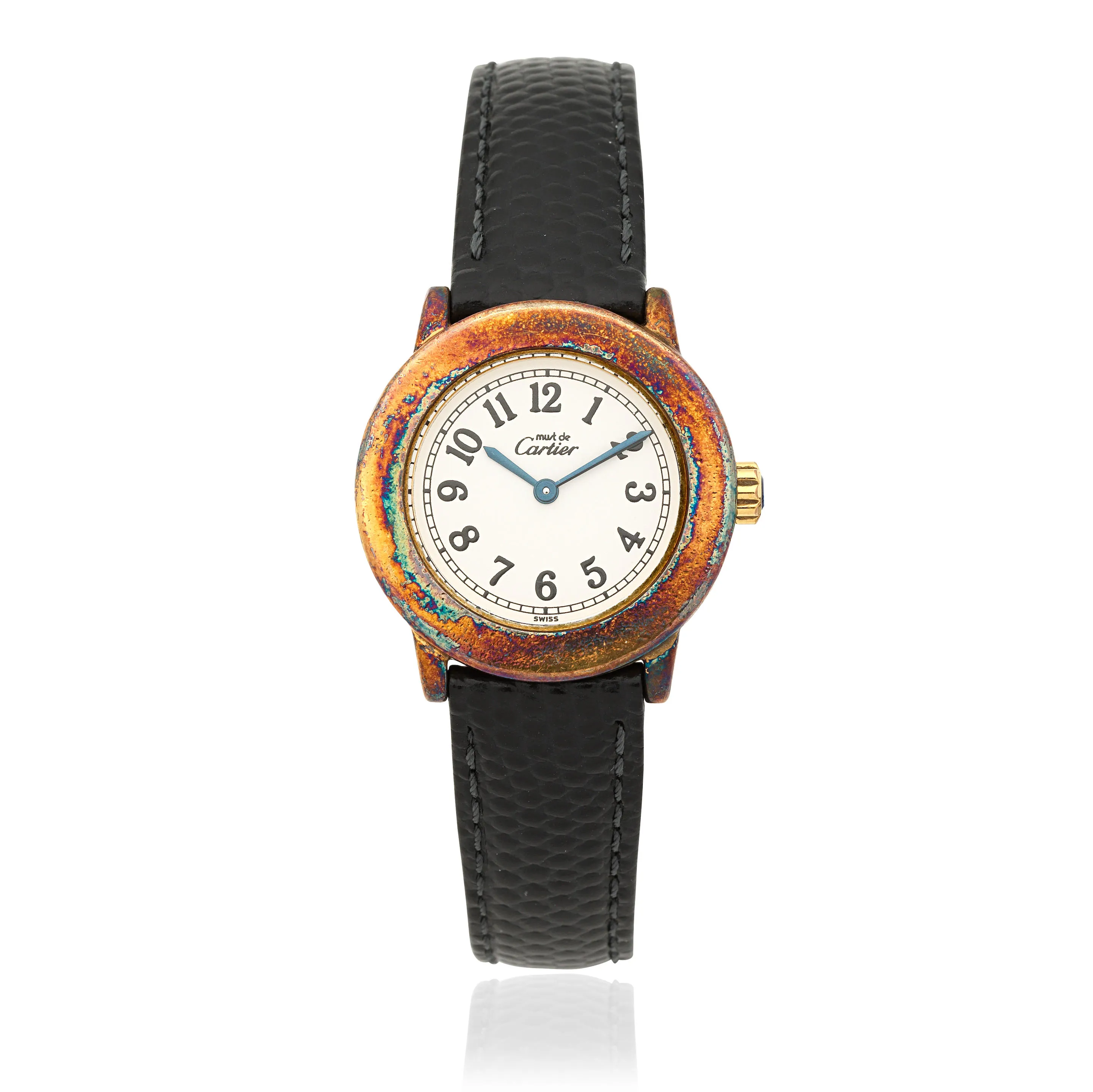 Cartier Must de Ronde 1801 27mm Silver and Gold-plated Silver