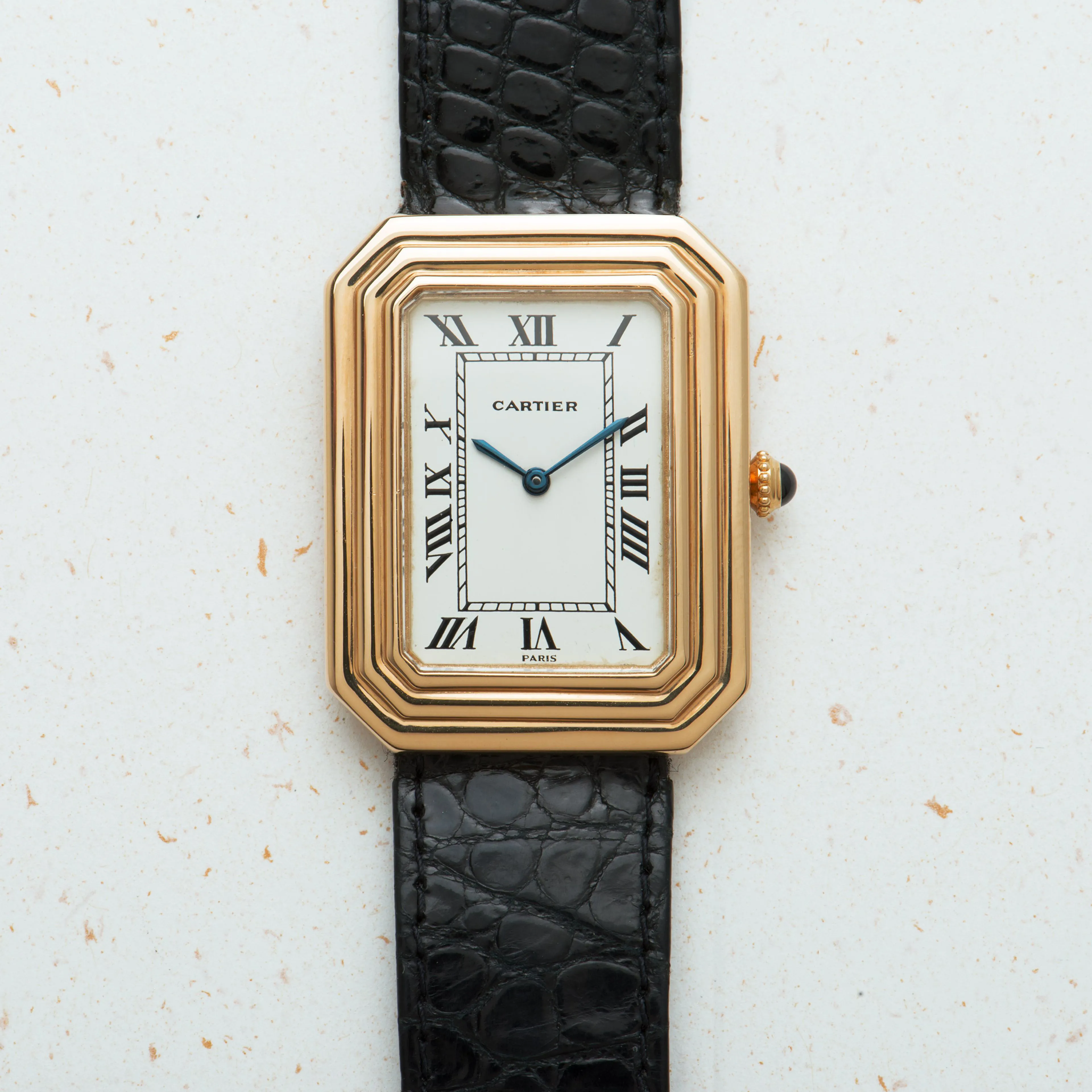 Cartier Cristallor 35mm Yellow gold White