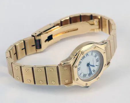 Cartier Santos Ronde Yellow gold White 6