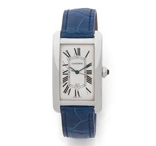 Cartier Tank 1741 White gold Silver