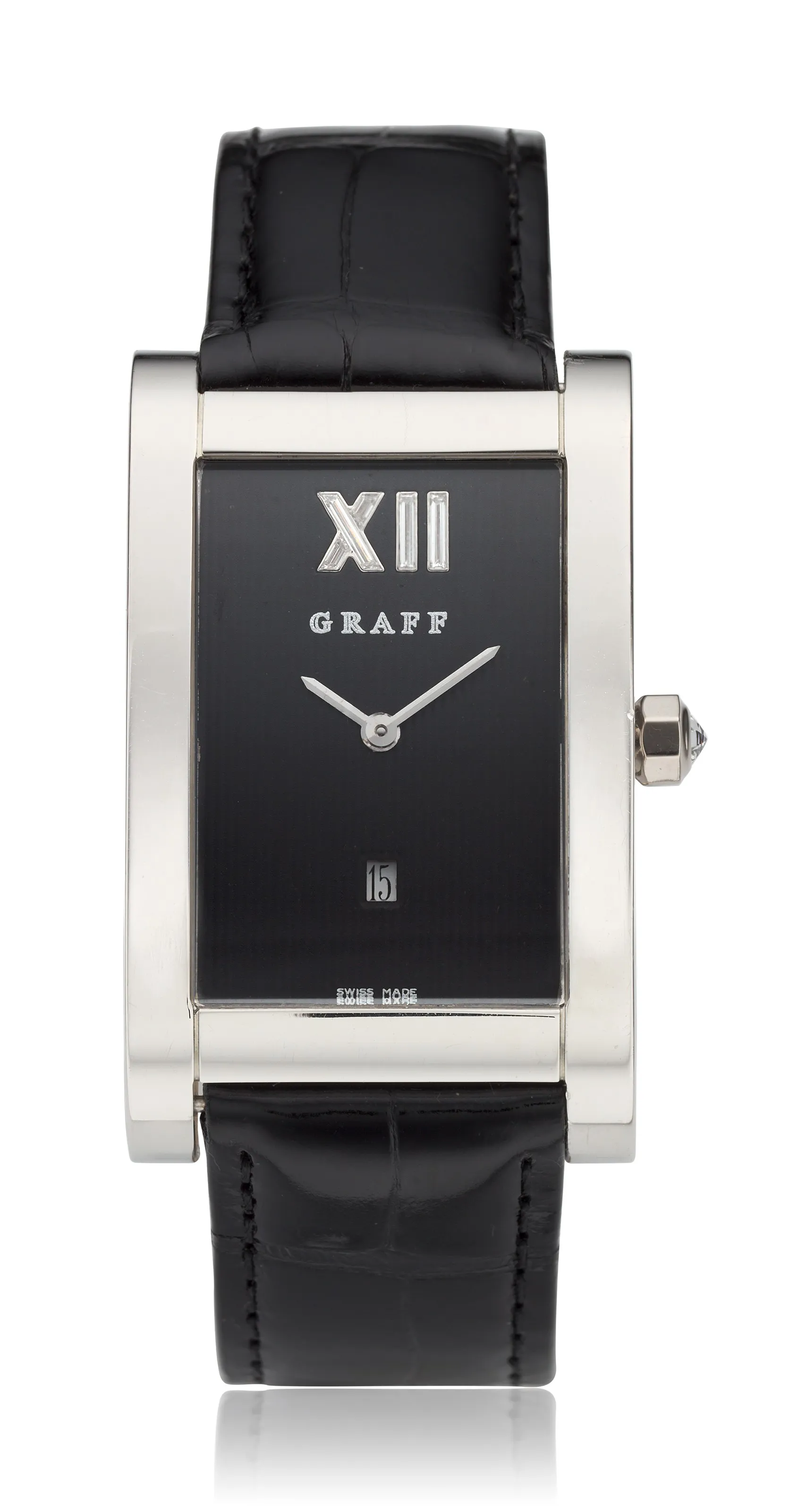 Graff 26mm Platinum Black