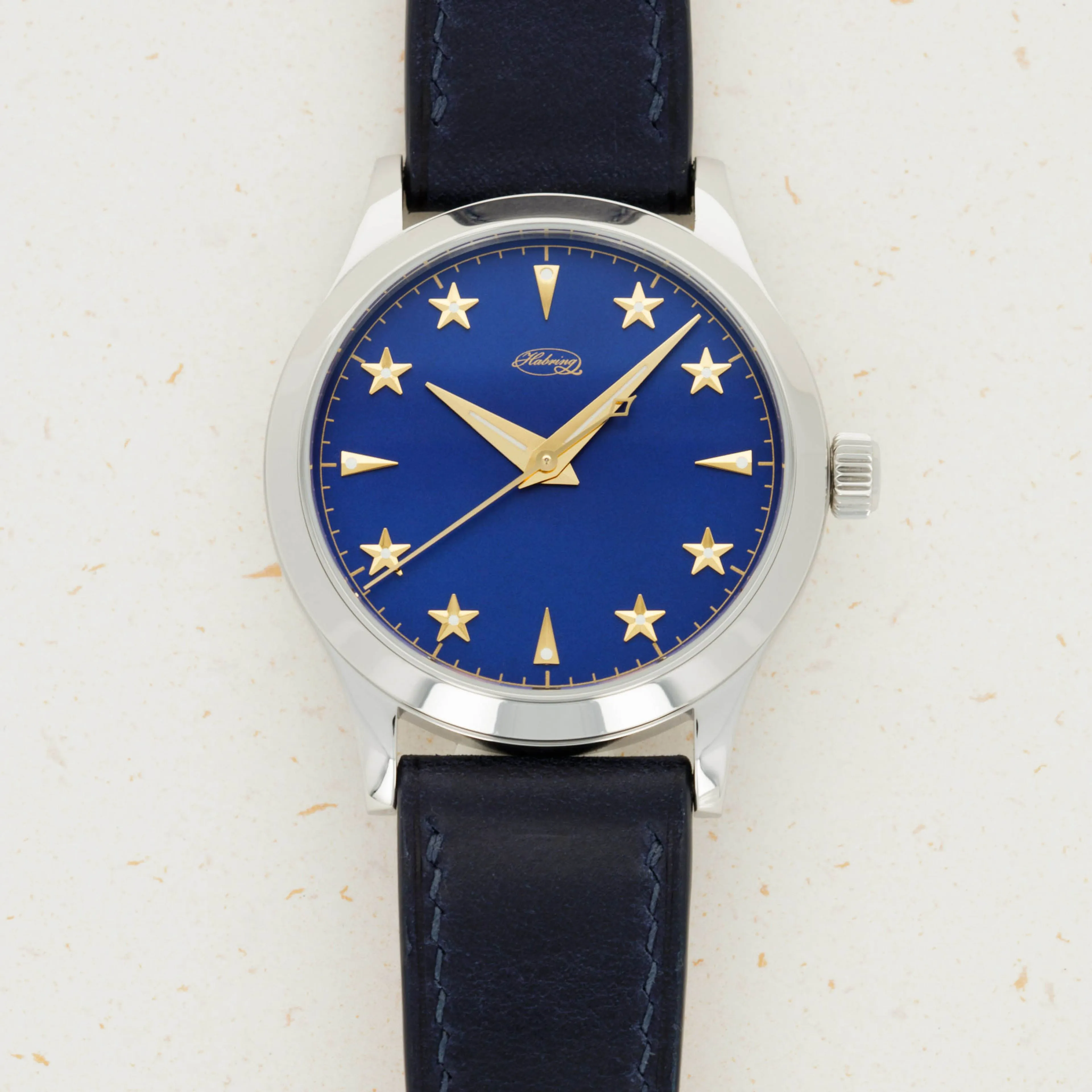 Habring² Erwin Star SJX Edition One 38.5mm Stainless steel Blue