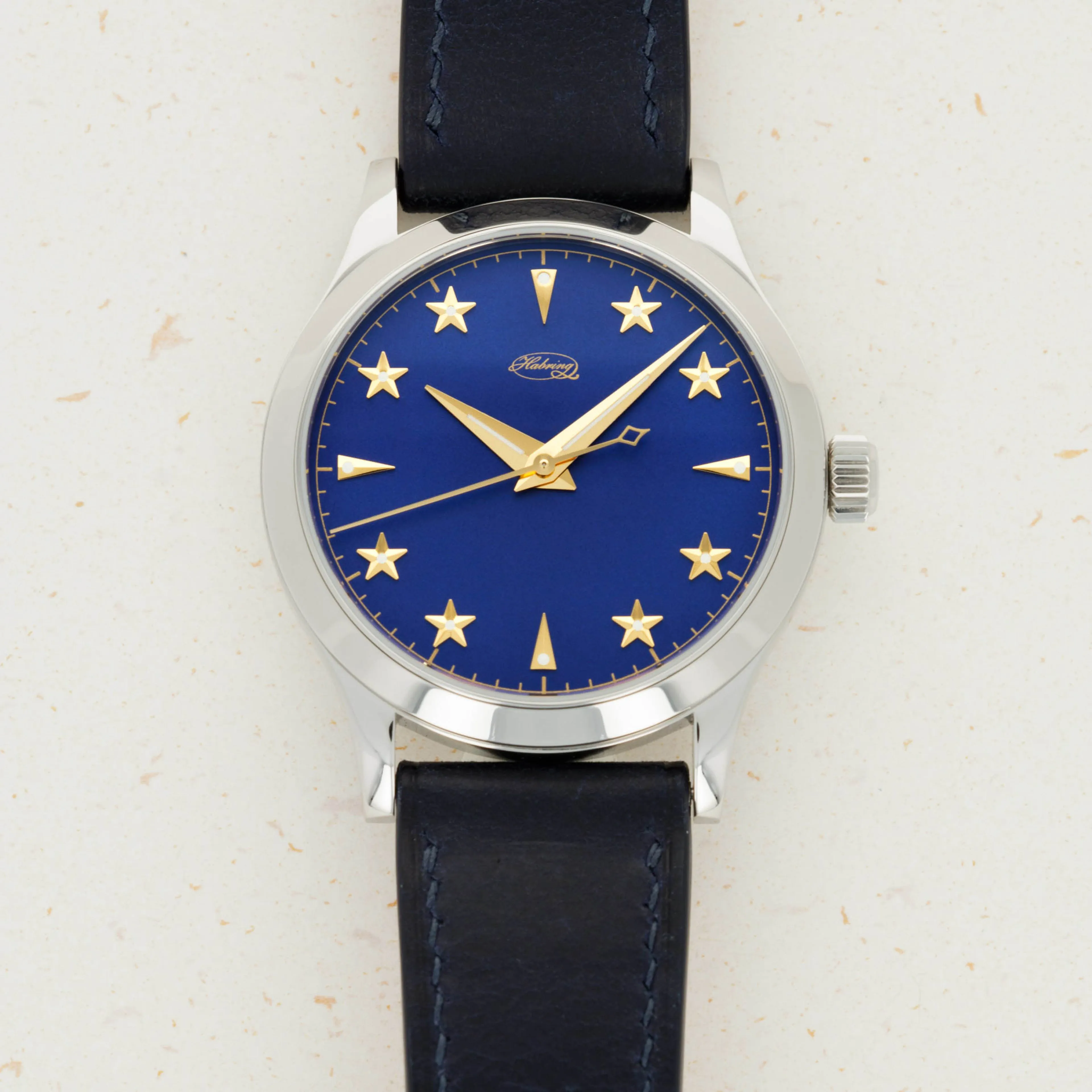 Habring² Erwin Star SJX Edition One 38.5mm Stainless steel Blue