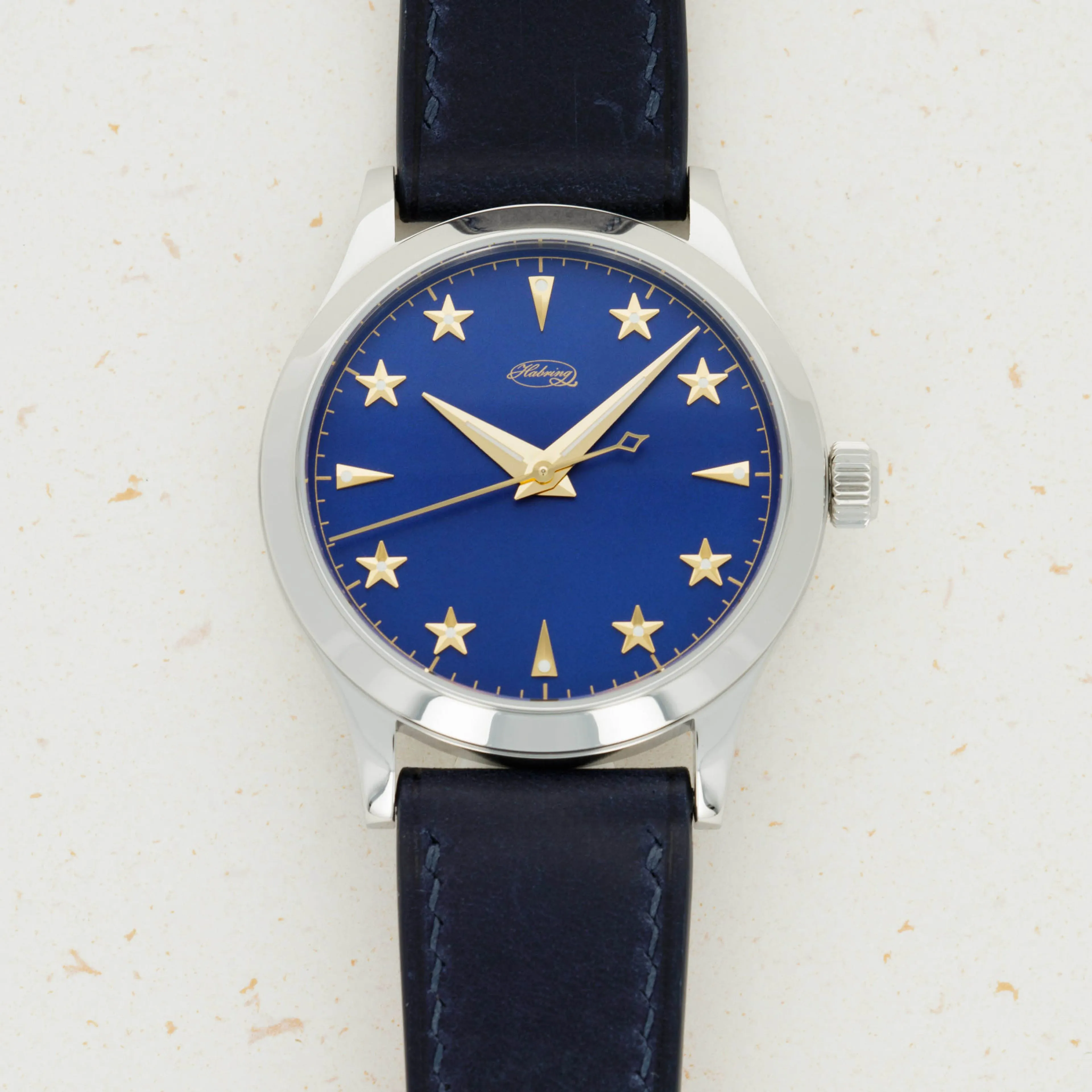 Habring² Erwin Star SJX Edition One 38.5mm Stainless steel Blue