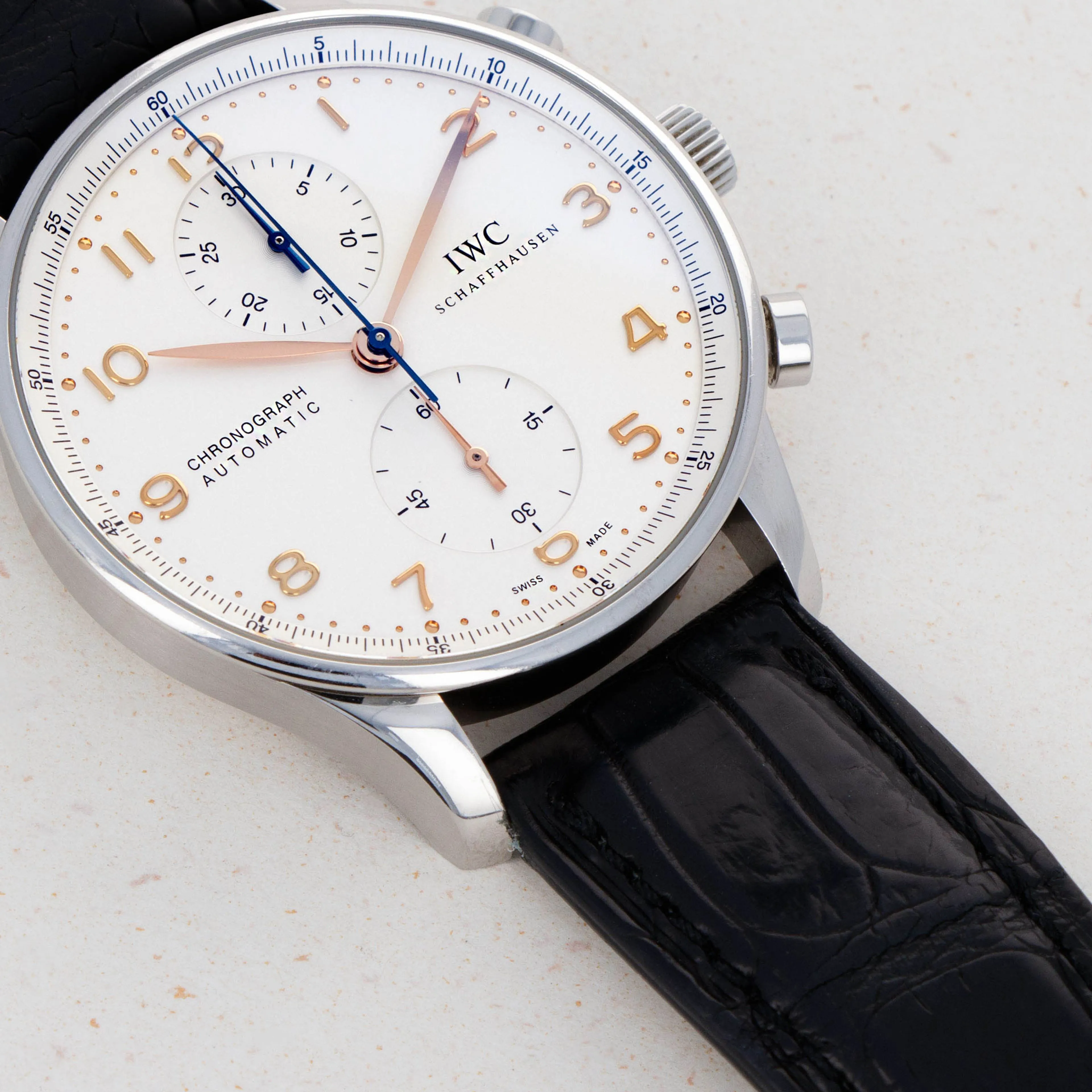 IWC Portugieser Chronograph 3714 41mm Stainless steel Silver 1