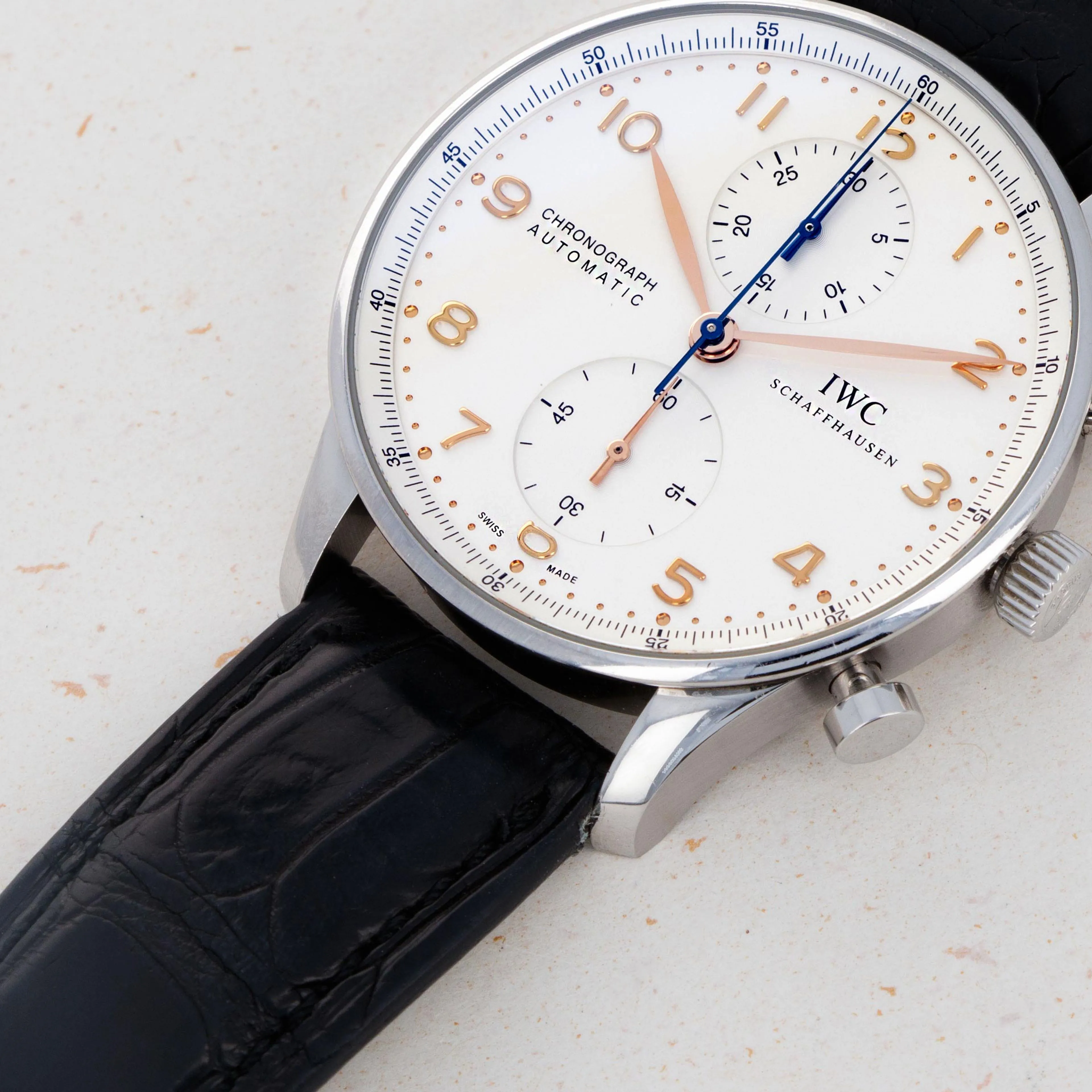 IWC Portugieser Chronograph 3714 41mm Stainless steel Silver 2