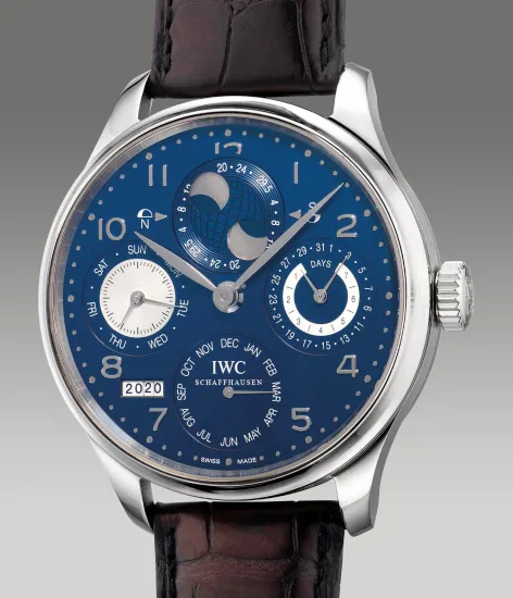 IWC Portugieser IW503203 44mm White gold Blue