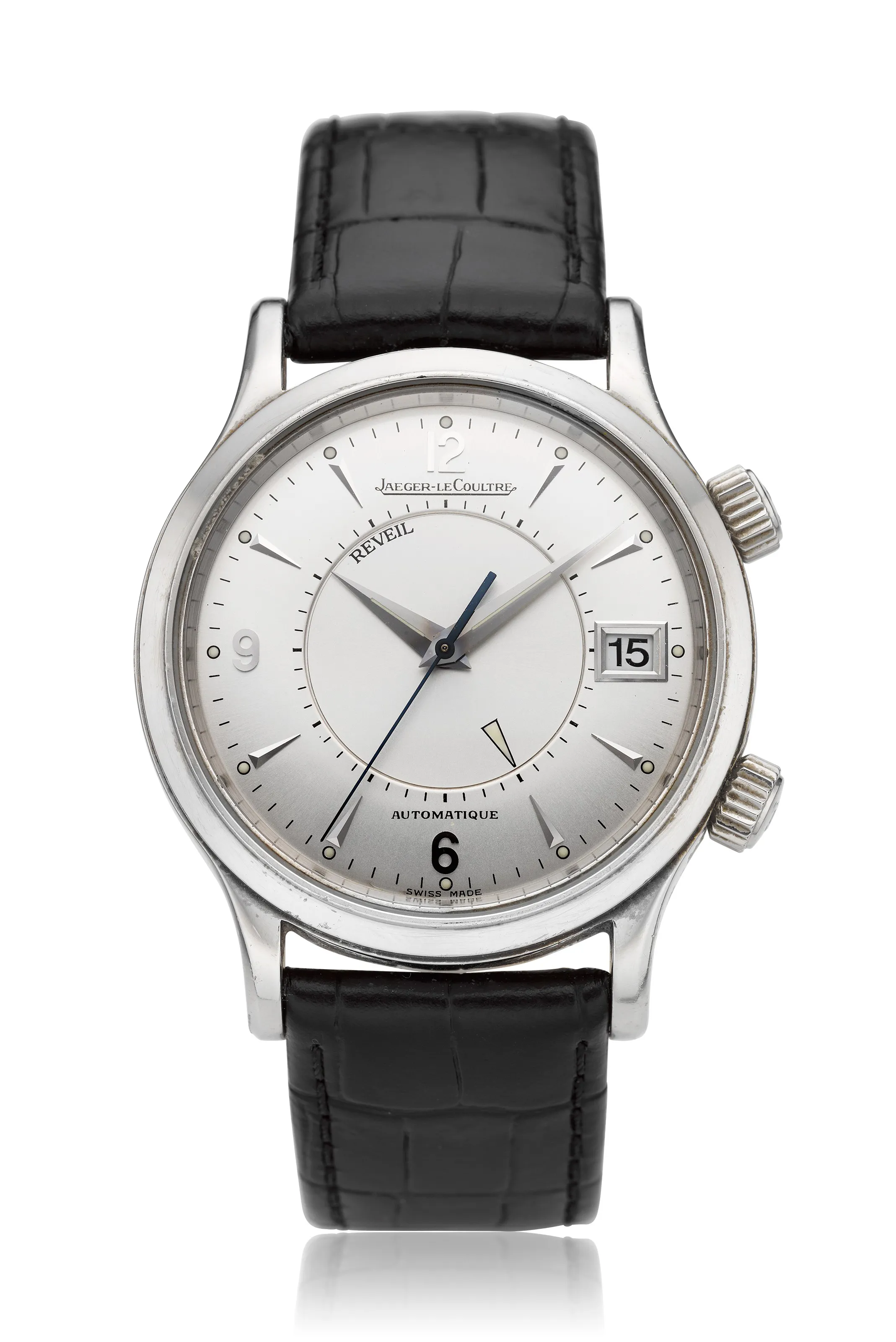 Jaeger-LeCoultre Memovox 141.8.97/1 39mm Stainless steel Silver