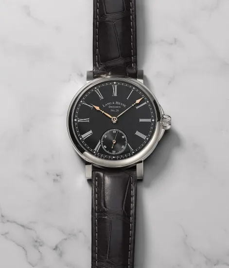 Lang & Heyne Friedrich III 39mm Stainless steel Black