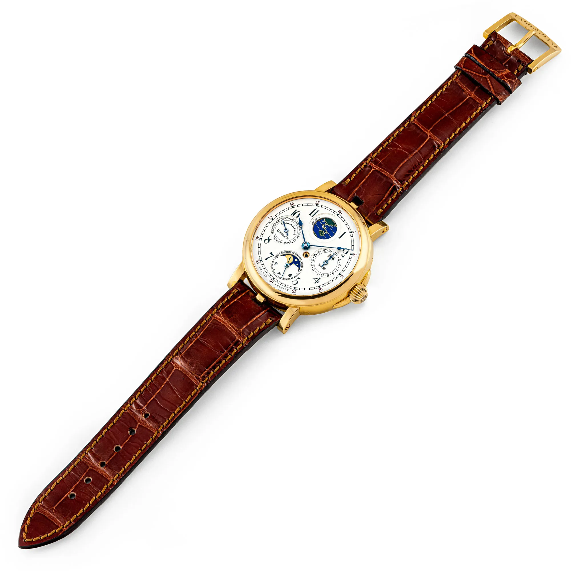 Lang & Heyne 44mm Rose gold Silver 1