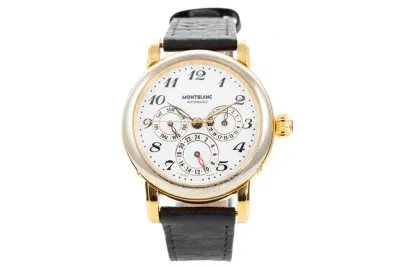 Montblanc Meisterstuck 7014 38mm Stainless steel and Gold-plated White