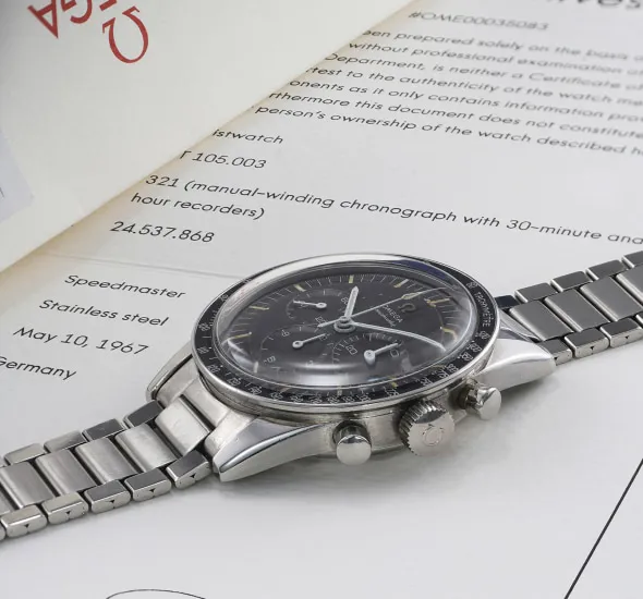 Omega Speedmaster Ed White ST 105.003-65 39mm Stainless steel Grey 1