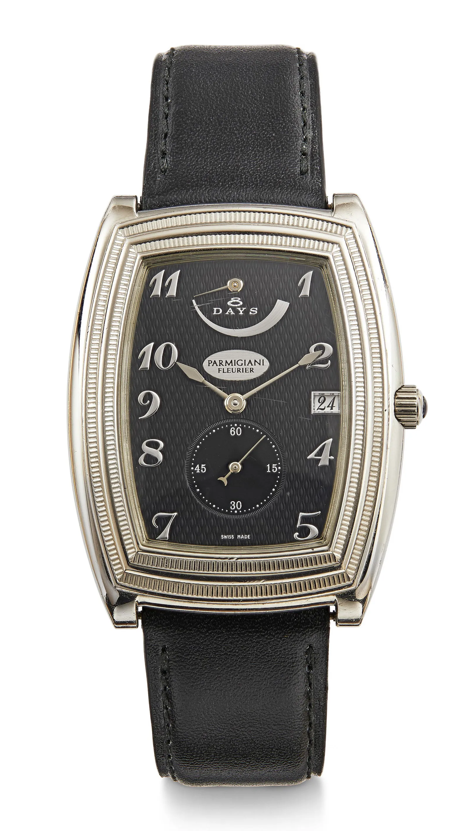 Parmigiani Fleurier Ionica 35mm White gold Black