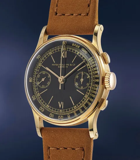 Patek Philippe 130 33mm Yellow gold Black glossy