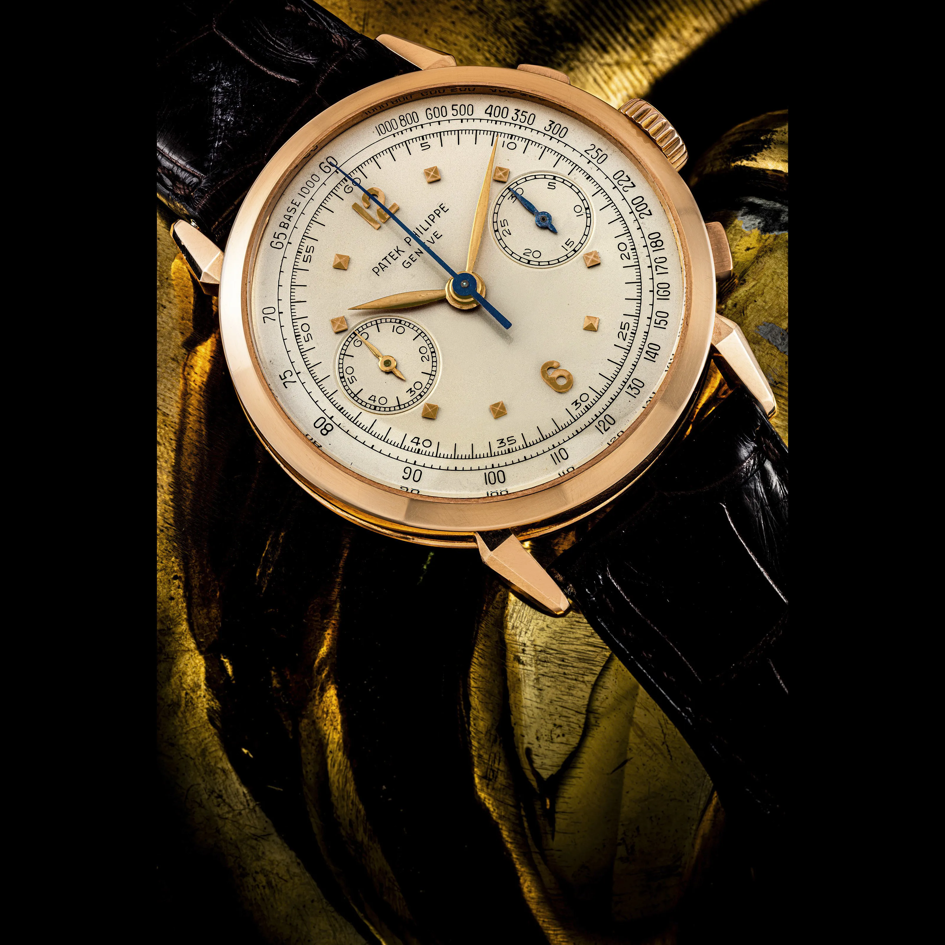 Patek Philippe 1579R 36mm Rose gold Silvered 3