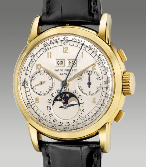 Patek Philippe Perpetual Calendar Chronograph 2499 37.5mm Yellow gold White