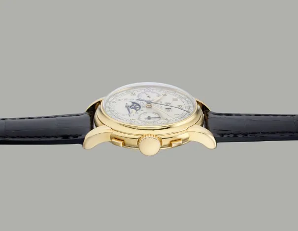 Patek Philippe Perpetual Calendar Chronograph 2499 37.5mm Yellow gold White 12