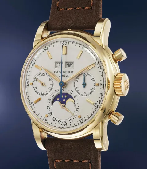 Patek Philippe 2499 37.5mm Yellow gold White