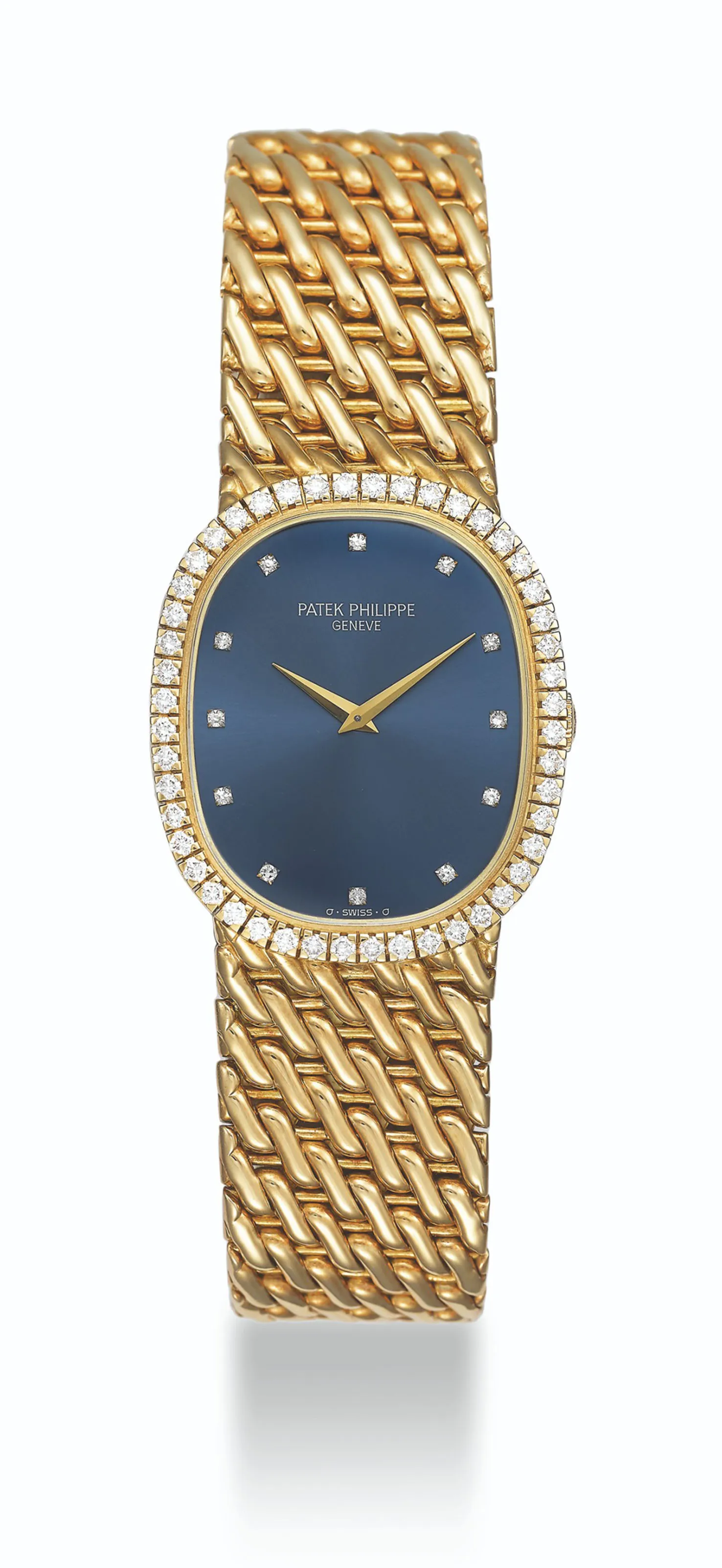 Patek Philippe 3748/47 29.5mm 18k gold Blue