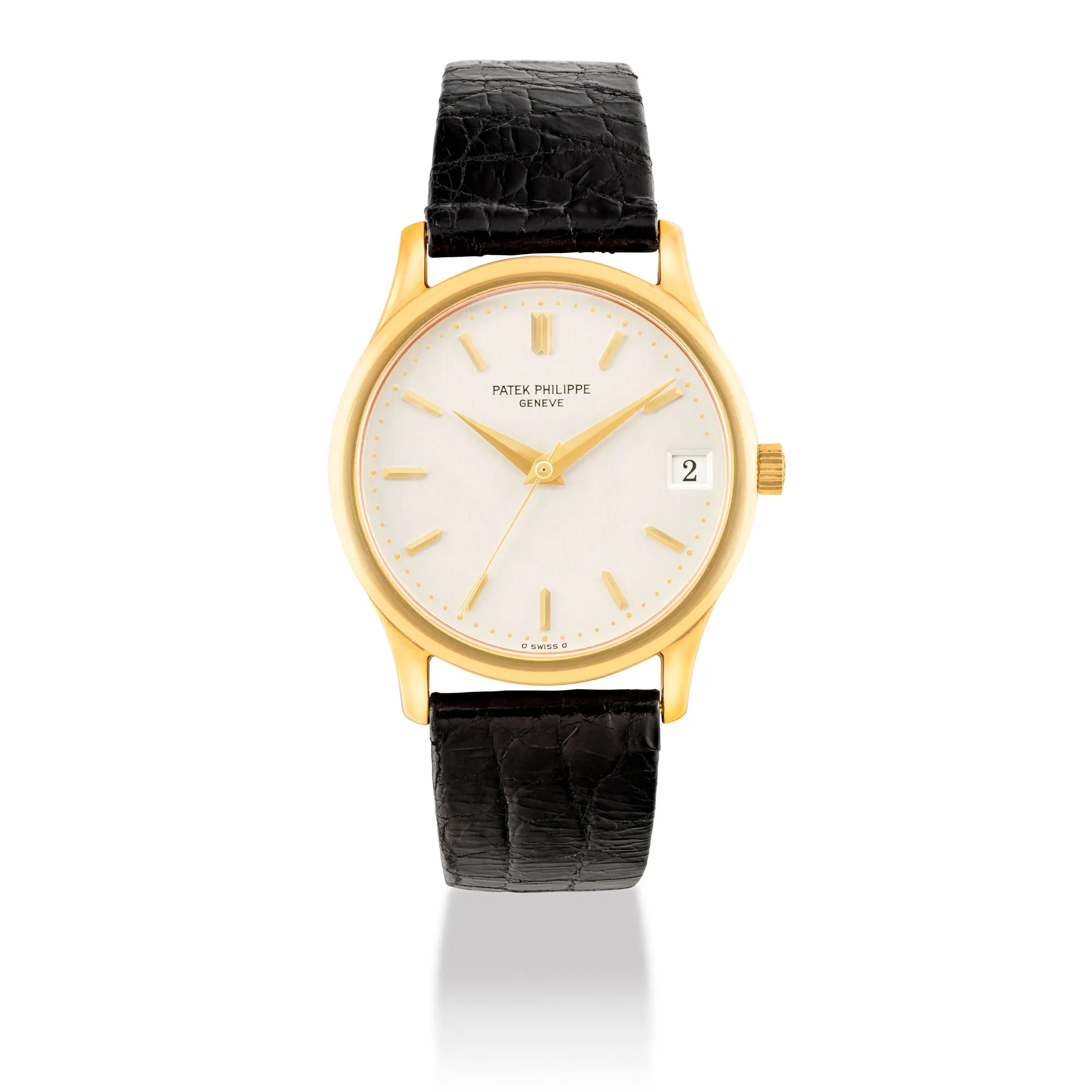 Patek Philippe 3998J 33.5mm Yellow gold Silver