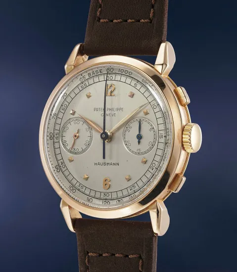 Patek Philippe Chronograph 1579 36mm Rose gold Cream