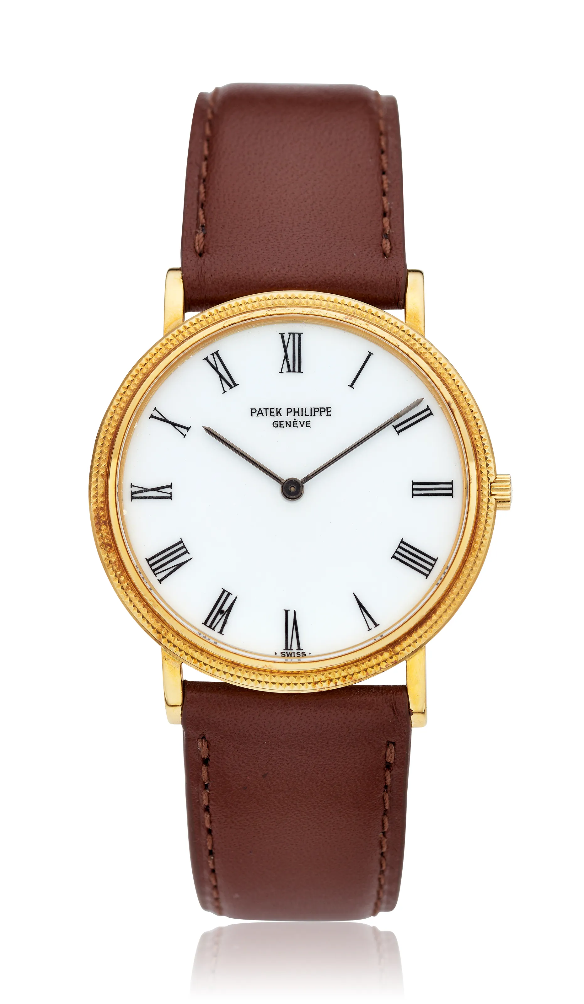 Patek Philippe Calatrava 3744 33mm Yellow gold White