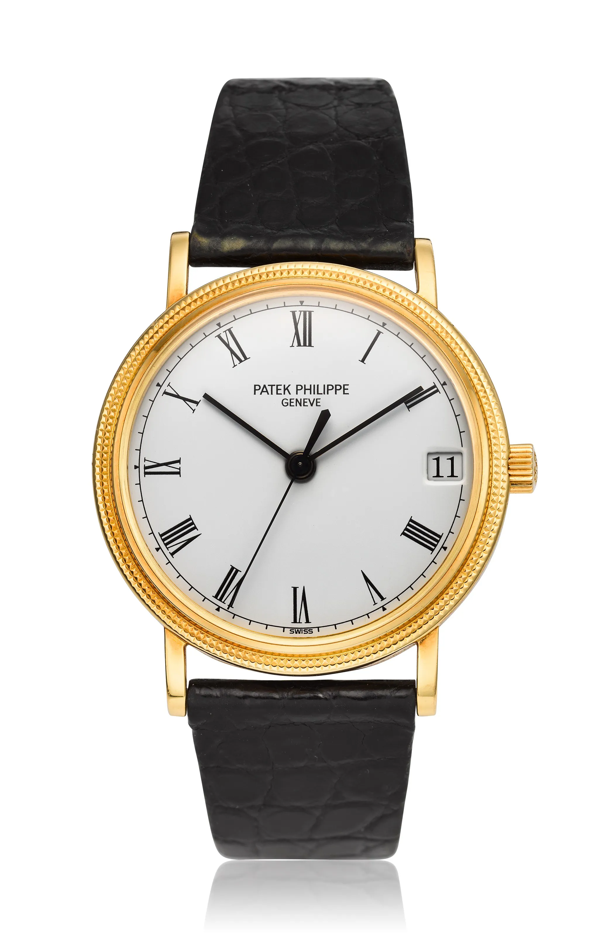 Patek Philippe Calatrava 3802/200 33mm Yellow gold White