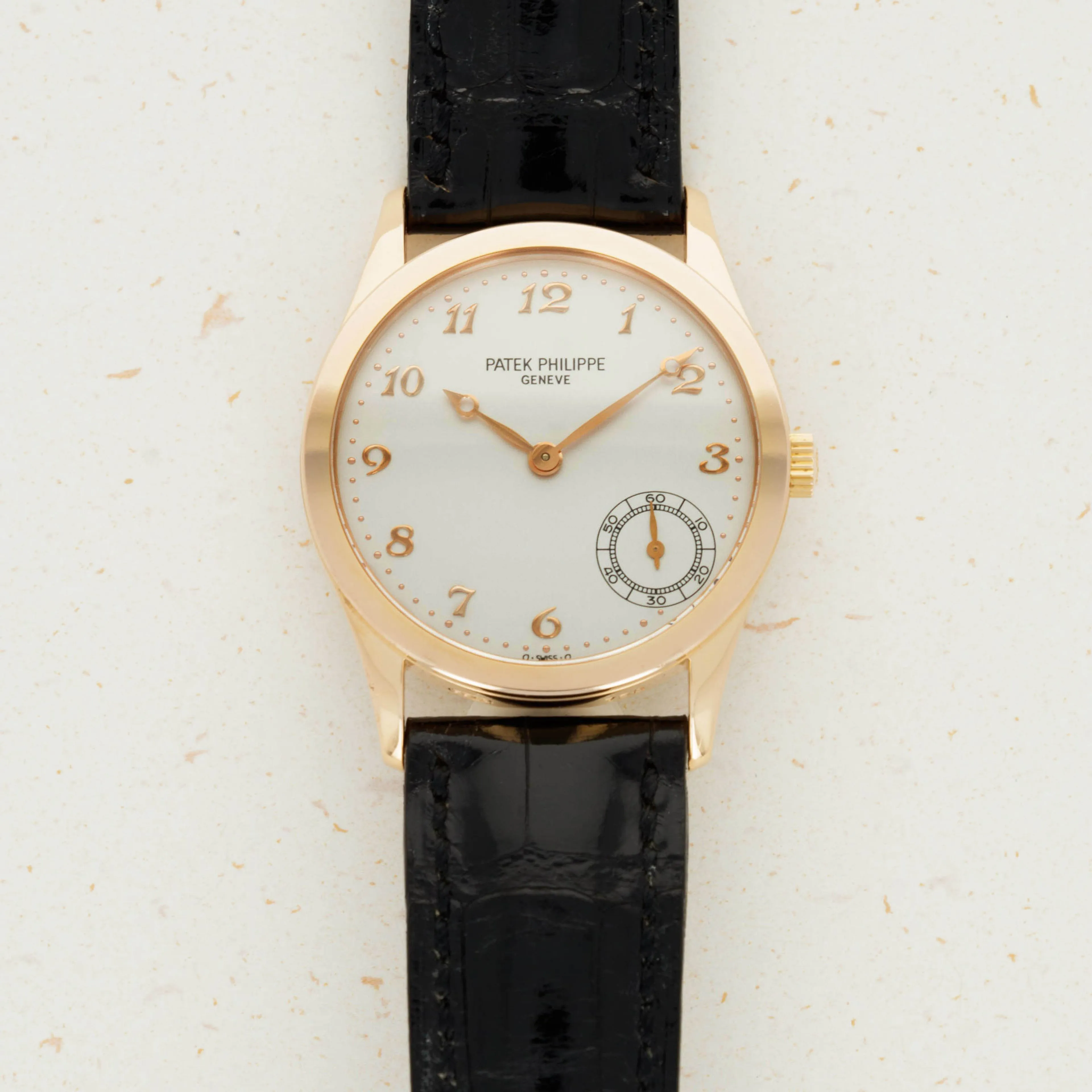 Patek Philippe Calatrava 5026R-001 33.5mm Rose gold Silver