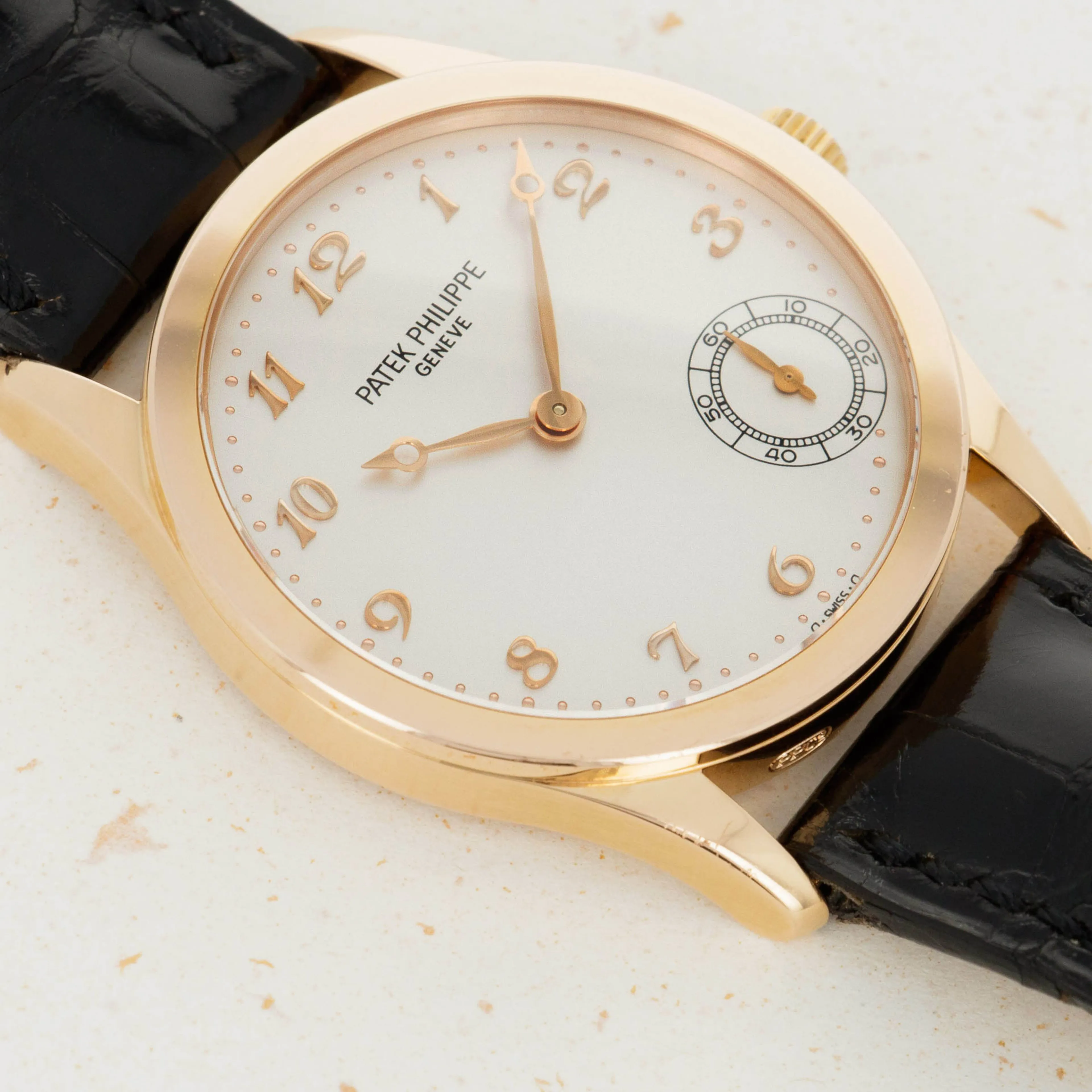 Patek Philippe Calatrava 5026R-001 33.5mm Rose gold Silver 1