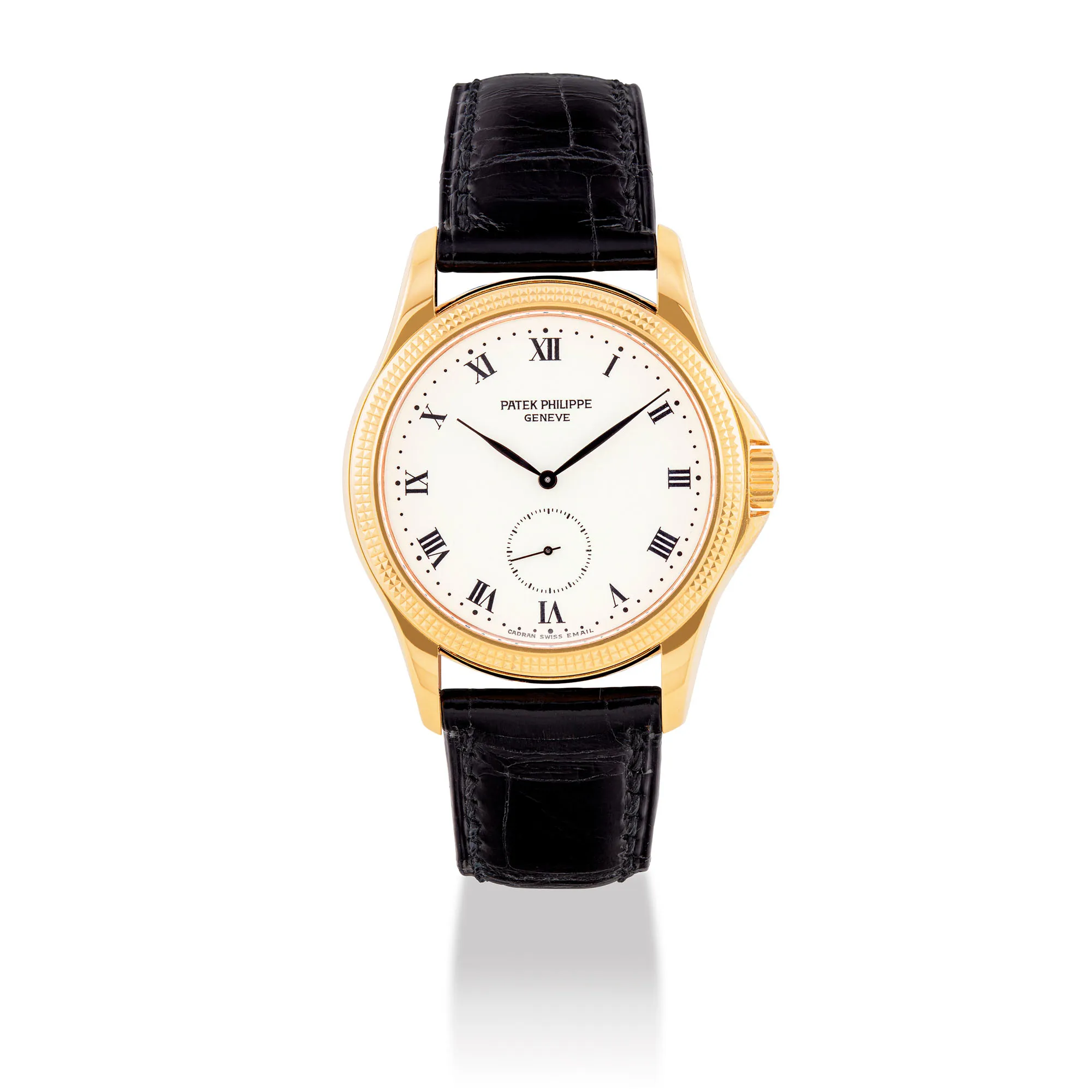 Patek Philippe Calatrava 5115J-001 35mm Yellow gold Cream enamel