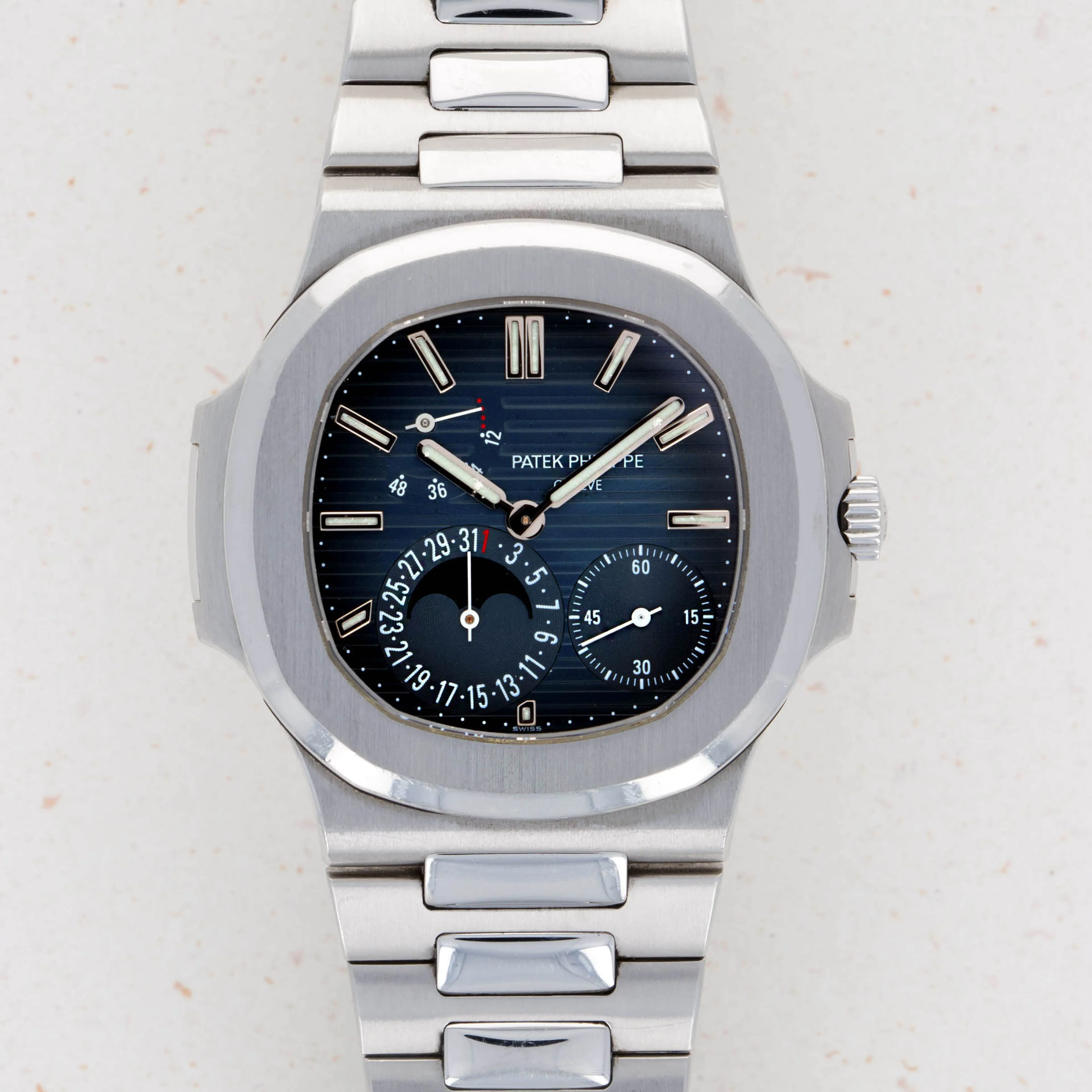 Patek Philippe Nautilus 5712/1A 40mm Stainless steel Blue-black