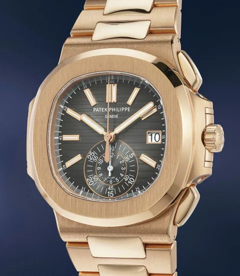 Patek Philippe Nautilus 5980/1R 43.5mm Rose gold Black