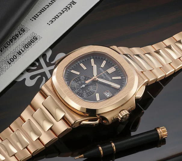 Patek Philippe Nautilus 5980/1R 43.5mm Rose gold Black 1