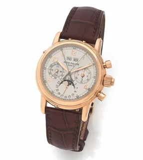 Patek Philippe Perpetual Calendar Split-Seconds Chronograph 5004R-014 Rose gold Silver