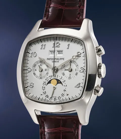 Patek Philippe Perpetual Calendar Chronograph 5020G 37mm White gold White