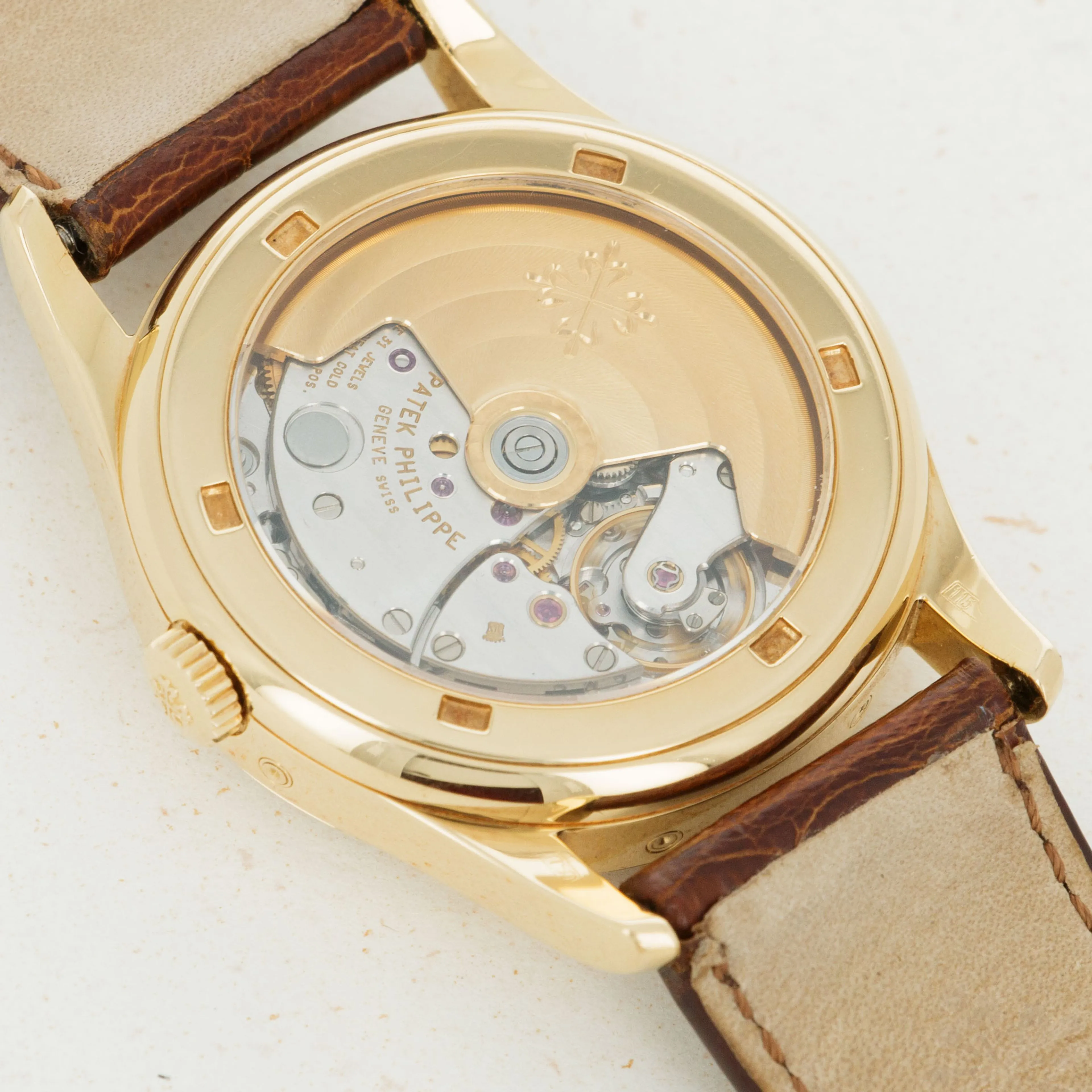 Patek Philippe Perpetual Calendar 5050J 35mm Yellow gold Silver 3