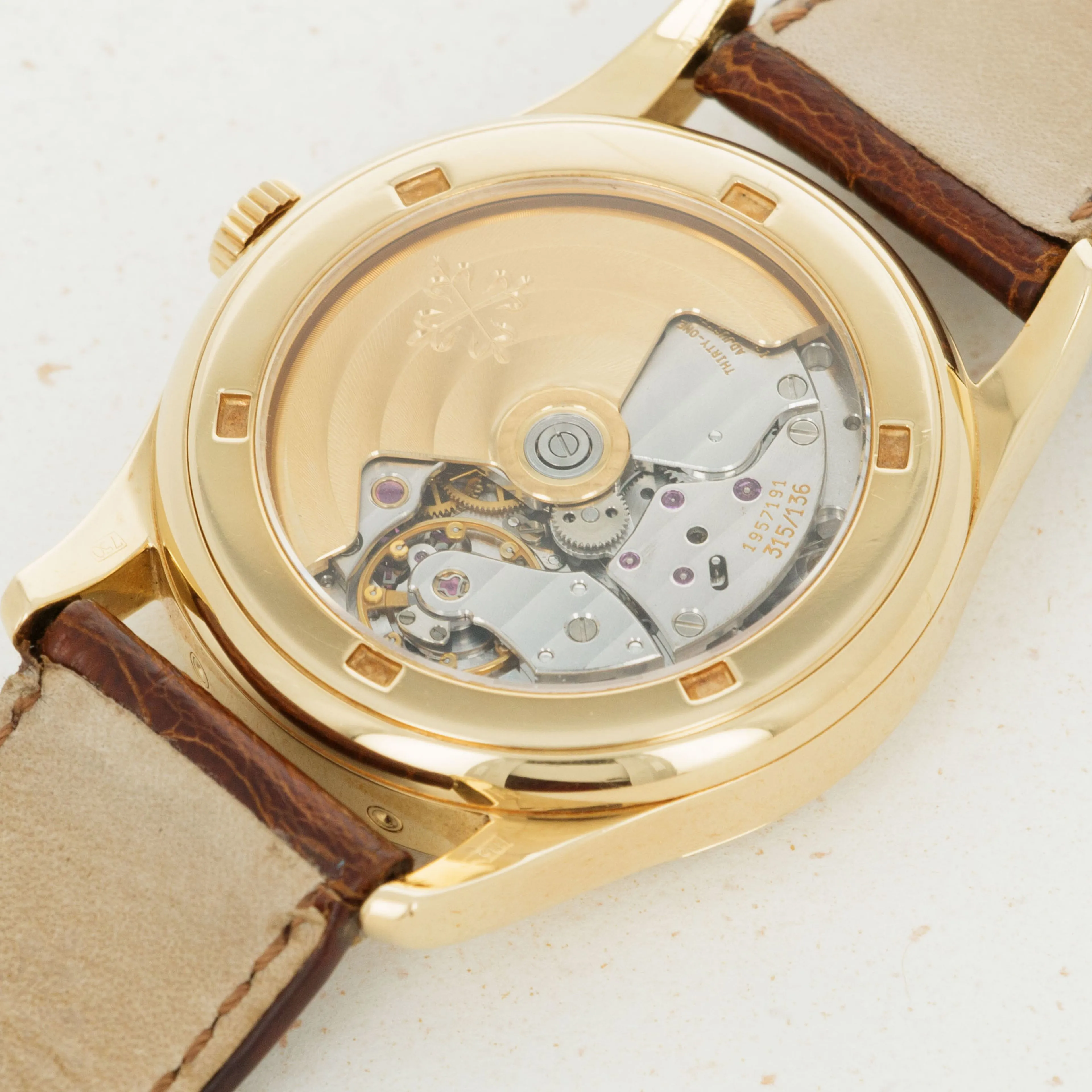 Patek Philippe Perpetual Calendar 5050J 35mm Yellow gold Silver 4