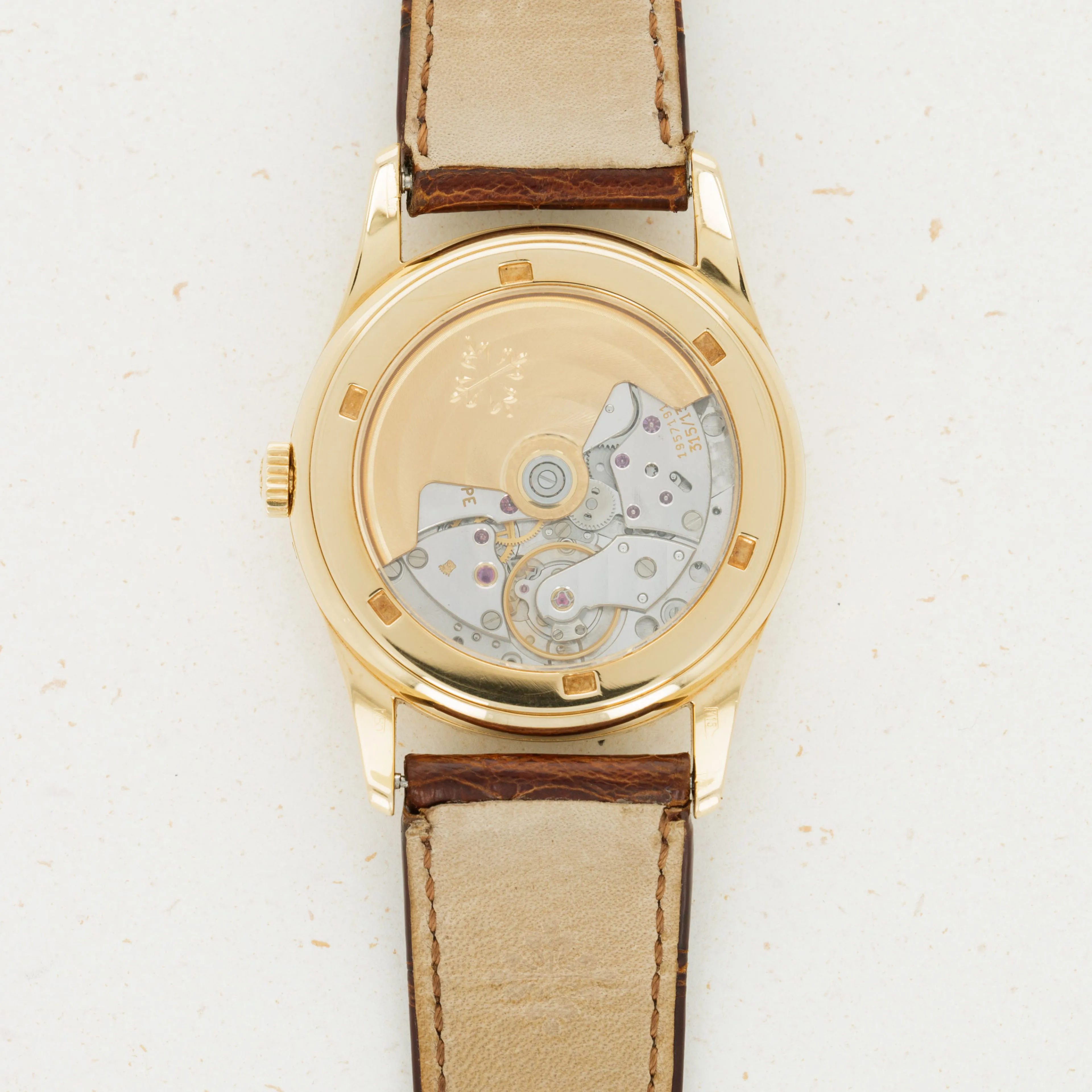 Patek Philippe Perpetual Calendar 5050J 35mm Yellow gold Silver 5