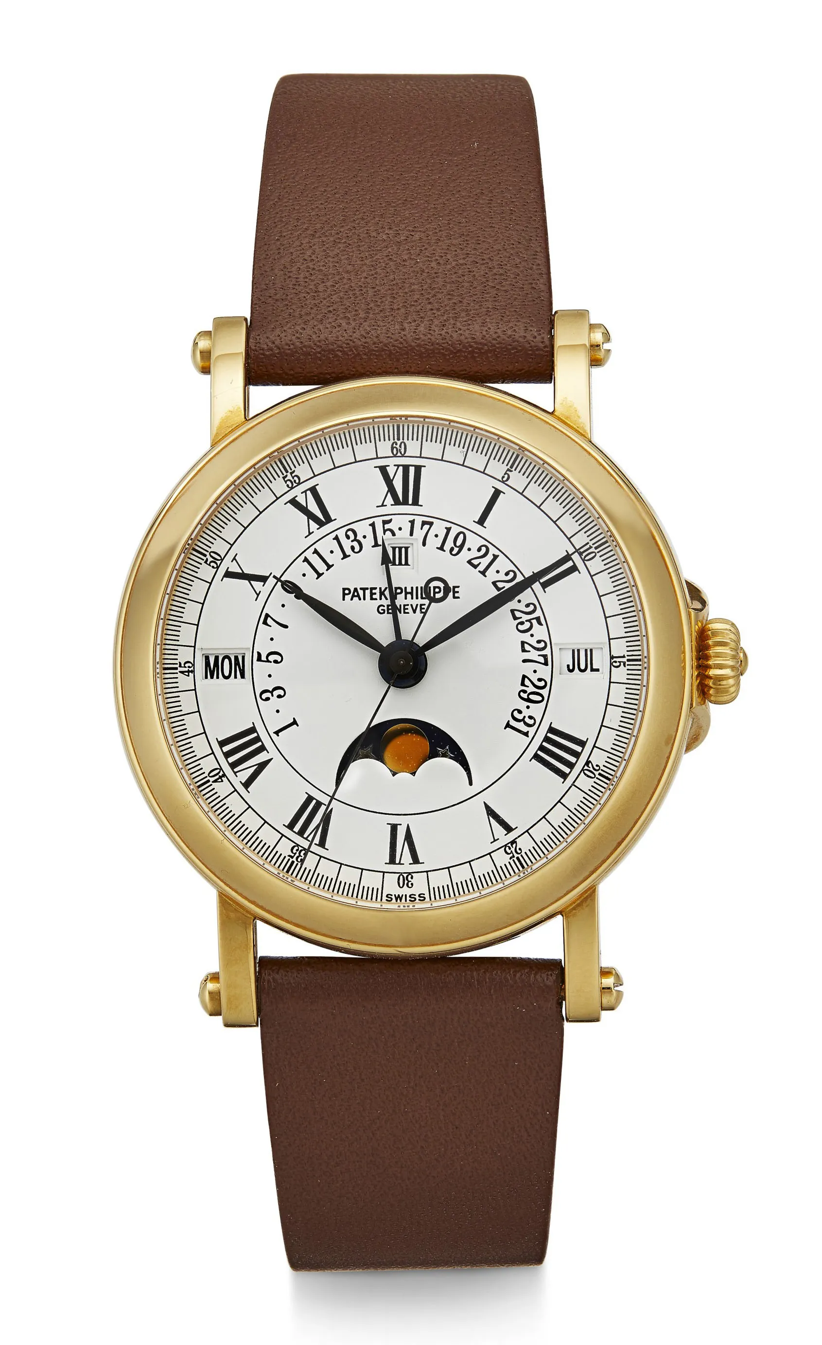 Patek Philippe Perpetual Calendar 5059J 36mm Yellow gold White