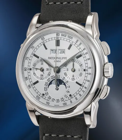 Patek Philippe Perpetual Calendar Chronograph 5970G 40mm White gold White